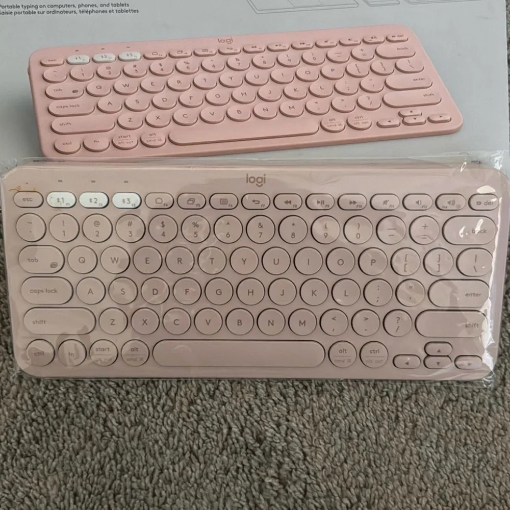 Logitech K380 Rose Wireless Keyboard